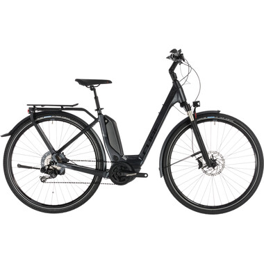 Bicicletta da Città Elettrica CUBE TOURING HYBRID SL 500 KIOX WAVE Grigio 2019 0